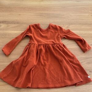 Ruffle Butts Terracotta Dress 3T